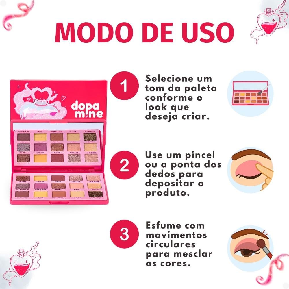 Paleta De Sombras Ruby Rose Dopamine Love Potion Hb-f2609 ÚNICO 7