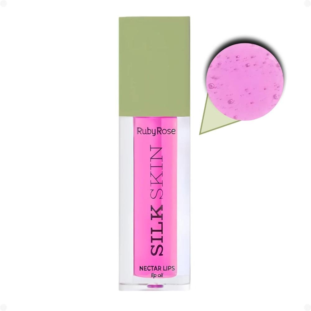 Lip Oil Ruby Rose Silk Skin Nectar Lips Pink Pulse Hb-l6504-3 Pink Pulse 3