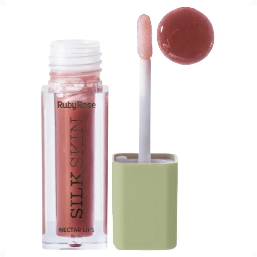 Lip Oil Ruby Rose Silk Skin Nectar Lips Espresso Luxe Hb-l6504-4