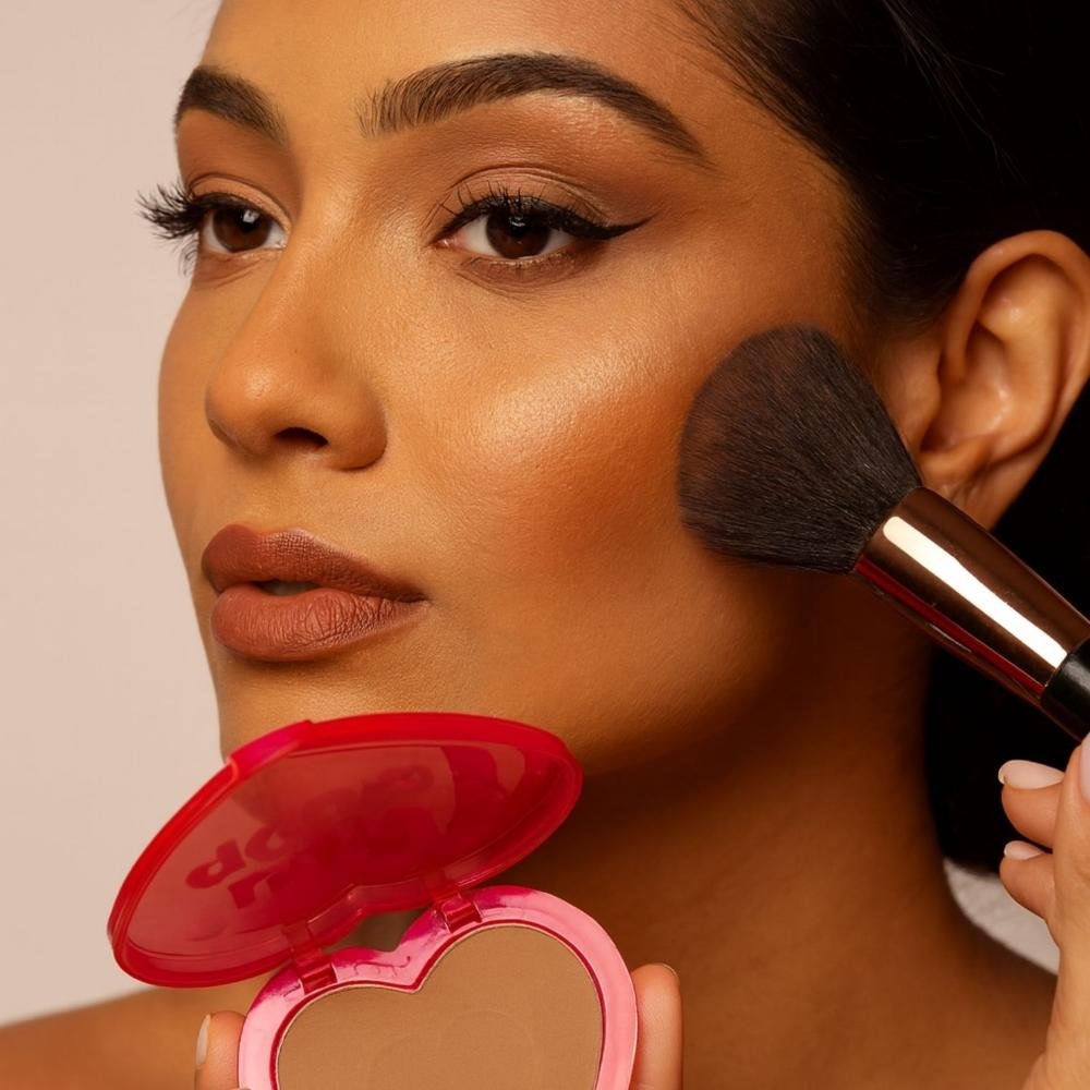 Pó Bronzeador Ruby Rose Dopamine Angel Glow Dusk Delight HB-F1400-1 Marrom 4