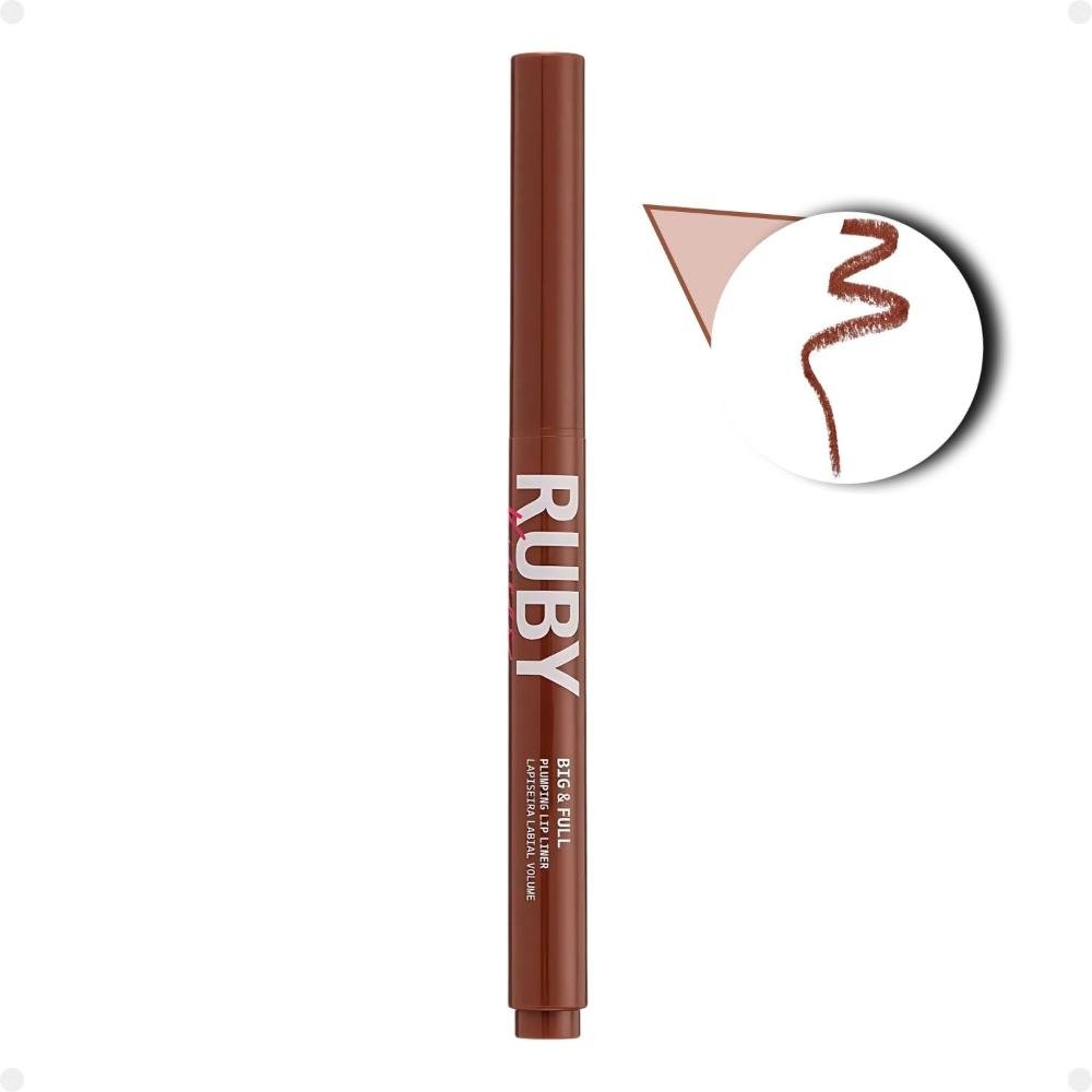 Lapiseira Labial Volume Ruby Kisses Kiss New York Big e Full Nude Laranja 3