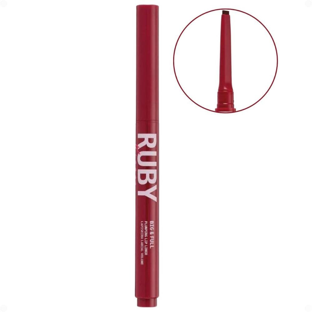 Lapiseira Labial Volume Ruby Kisses Kiss New York Big e Full Red Wine
