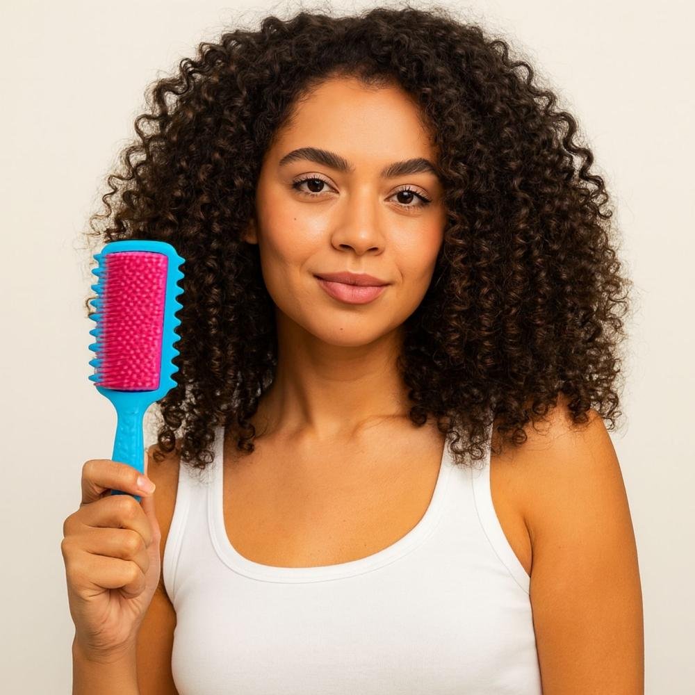 Escova Belliz Ricca Flex Fita Curls Cachos Mais Definidos Cód.2445 ÚNICO 4