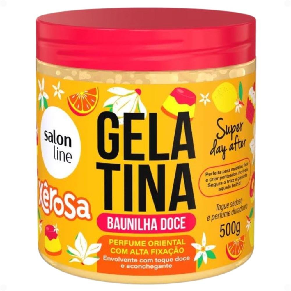 Gelatina Capilar Salon Line Xêrosa Baunilha Doce 500g