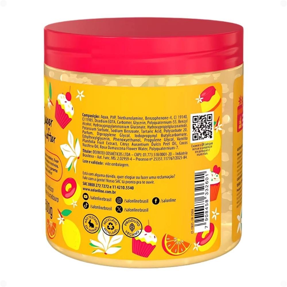 Gelatina Capilar Salon Line Xêrosa Baunilha Doce 500g 500g 3