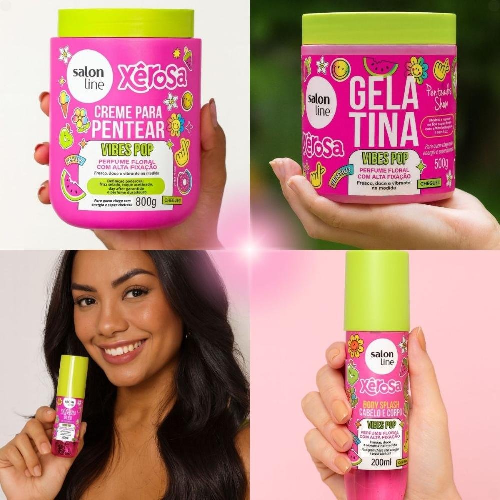 Kit Salon Line Xêrosa Vibes Pop Completo ÚNICO 4