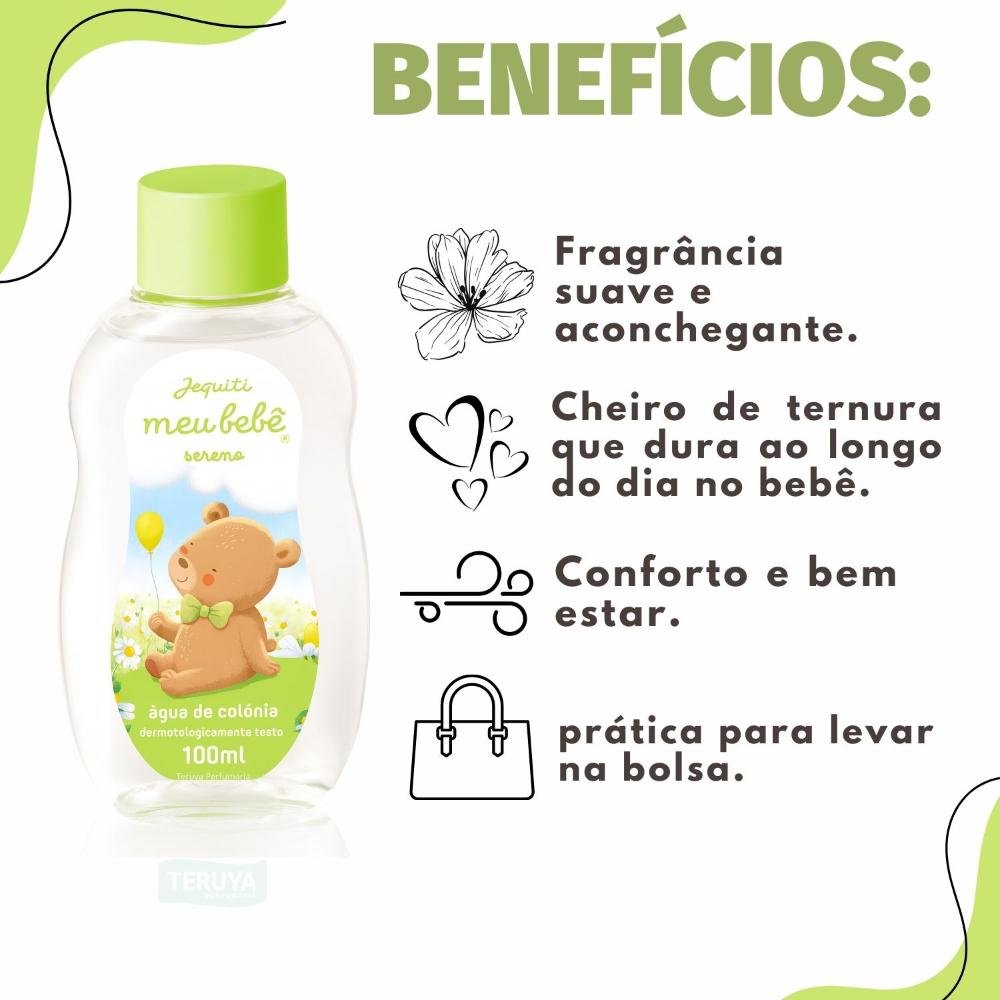 Água de Colônia Jequiti Meu Bebê Sereno 100ml 100ml 2