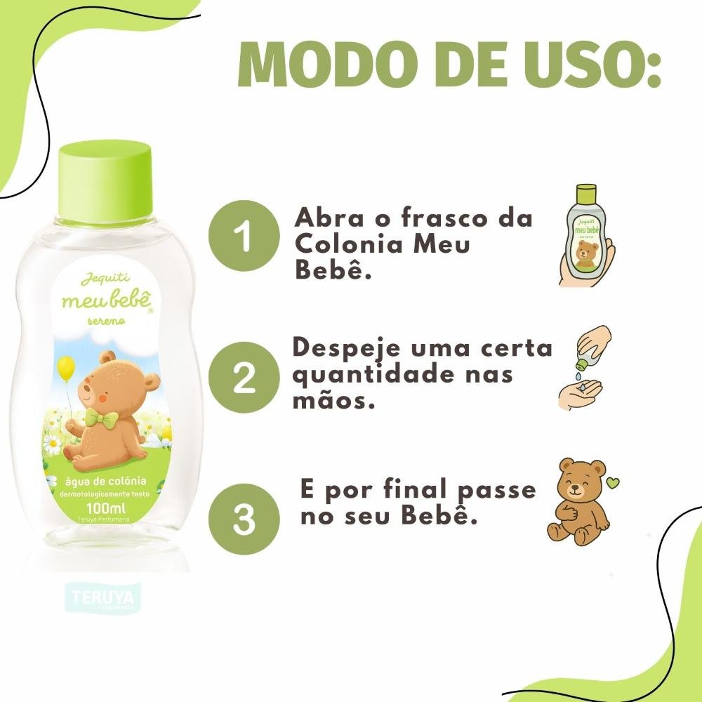 Água de Colônia Jequiti Meu Bebê Sereno 100ml 100ml 5