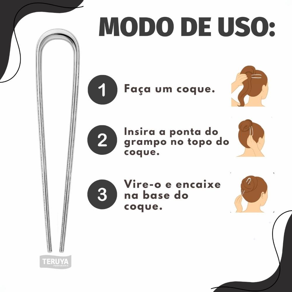 Grampo Francês Proart Prata PDC61B Prata 7