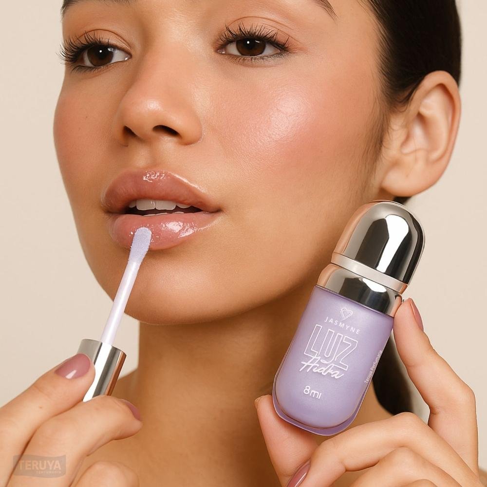 Brilho Labial Jasmyne Luz Hidra Lilás Brilhante J0116 Lilás Brilhante 3