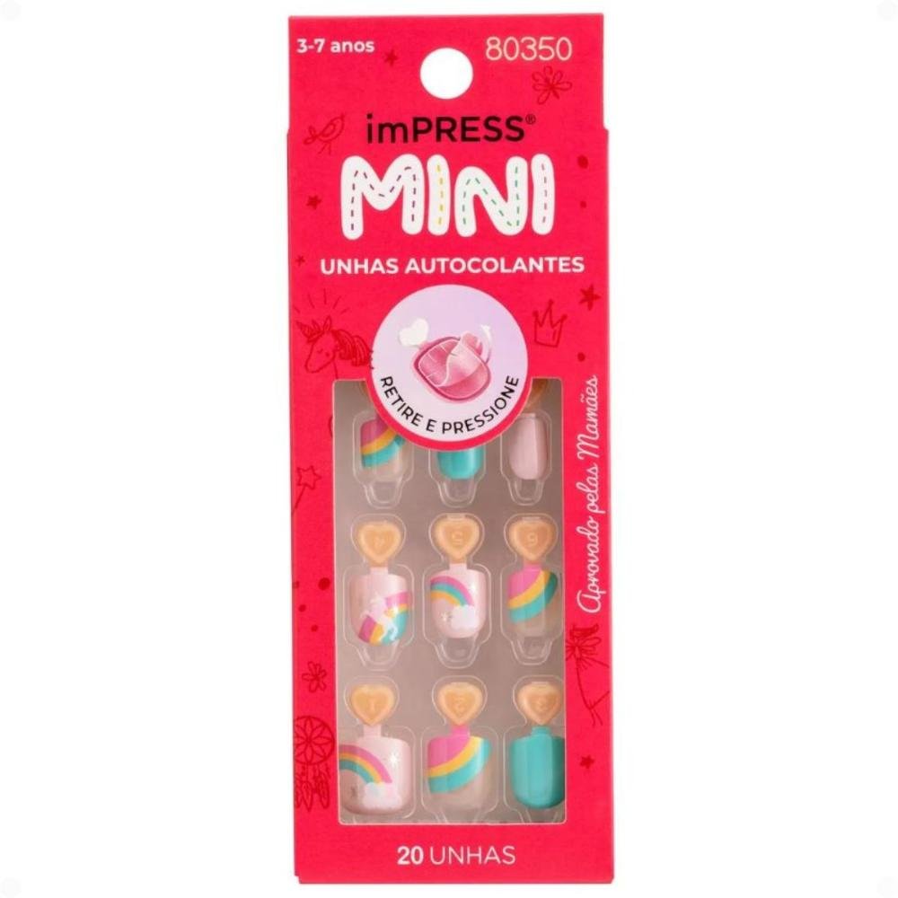 Mini Unhas Autocolantes Kiss New York Impress Dreamland Imm302b