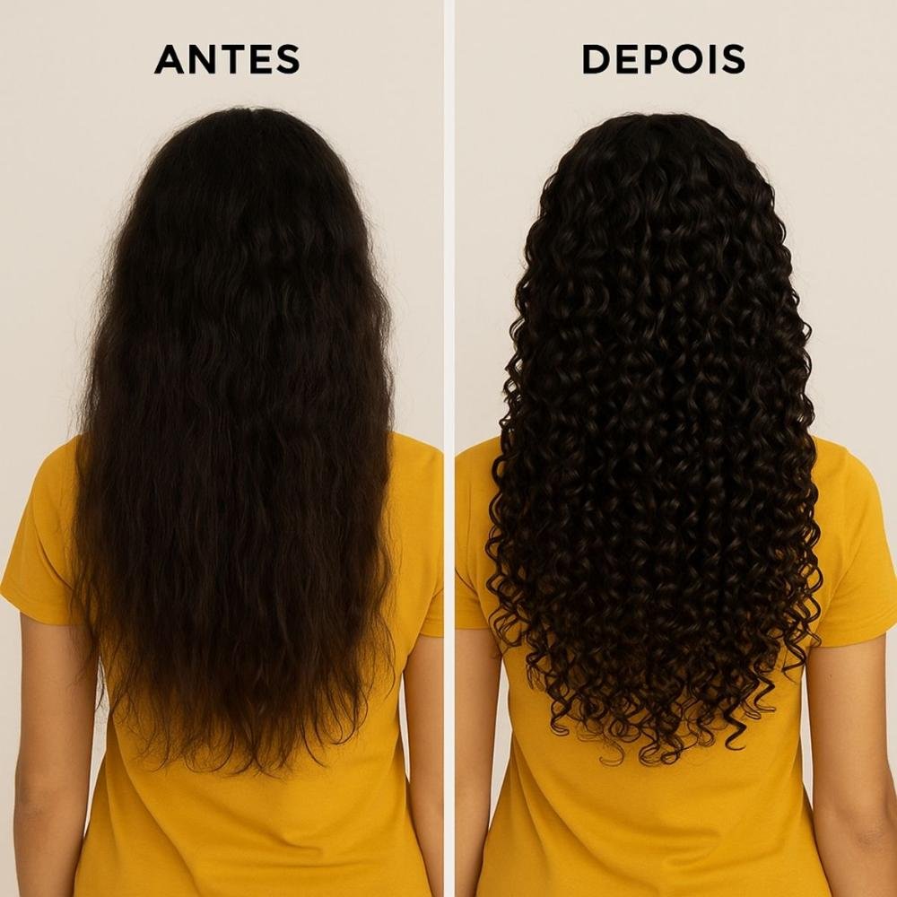 Kit Salon Line Definição Intensa: Creme Para Pentear 500g, Gelatina Capilar 550g e Óleo Sérum Capilar 200ml ÚNICO 4