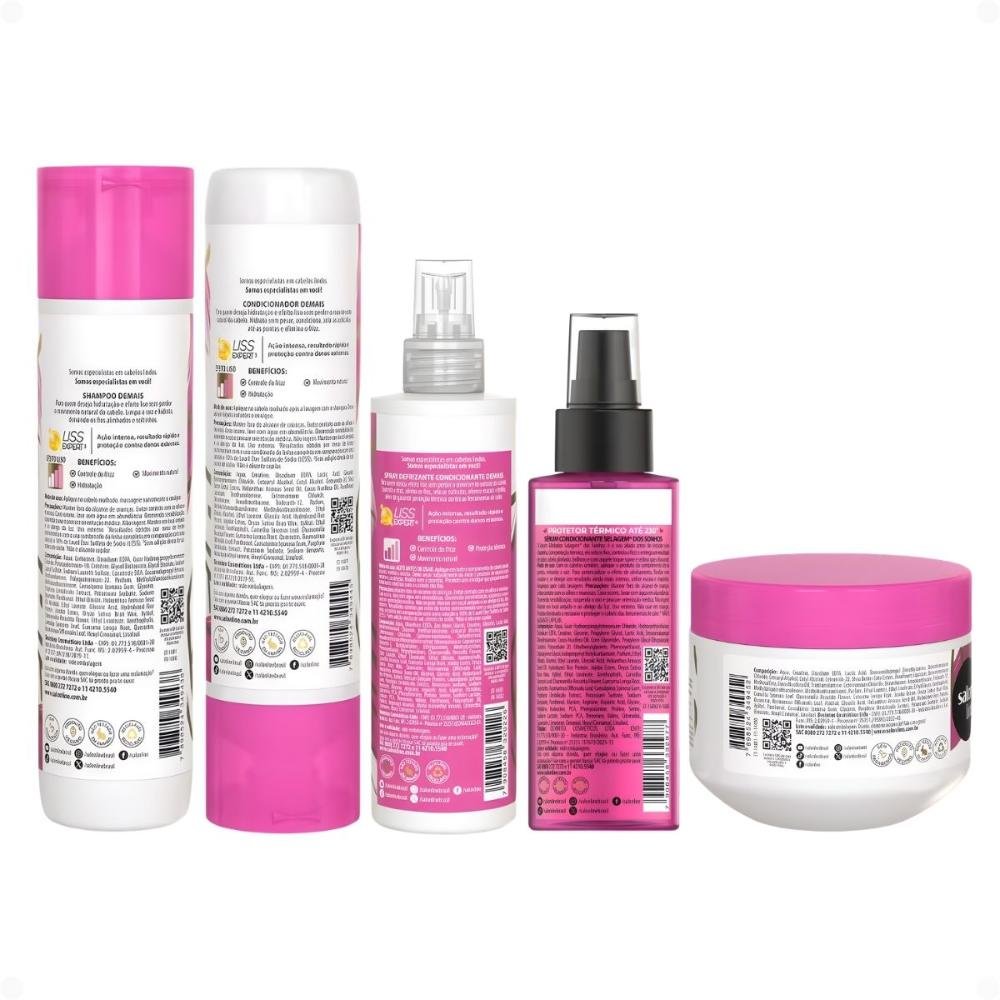 Kit Salon Line Meu Liso Demais Completo ÚNICO 3