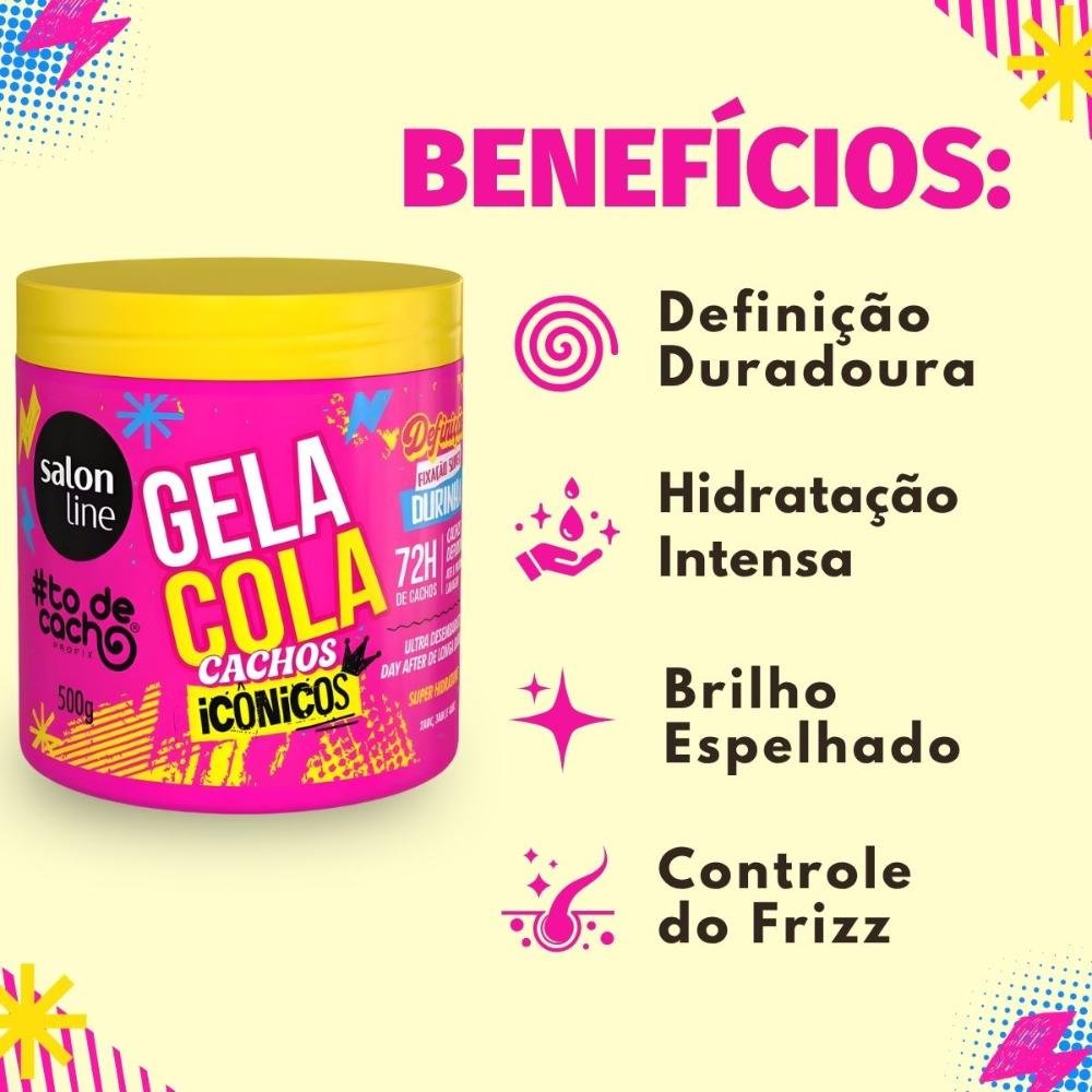 Gelacola Capilar Salon Line Cachos Icônicos #ToDeCacho 500g 500g 2