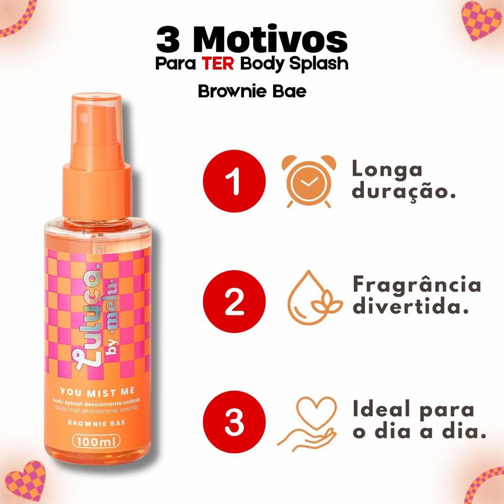 Body Splash Luluca By Melu You Mist Me Brownie Bae 100ml Rr-b5300-1 100ml 4
