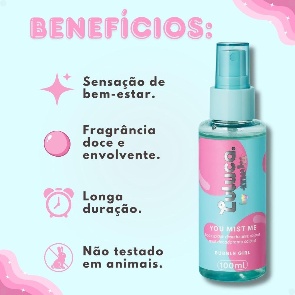 Body Splash Luluca By Melu You Mist Me Bubble Girl 100ml Rr-b5300-3 100ml 2