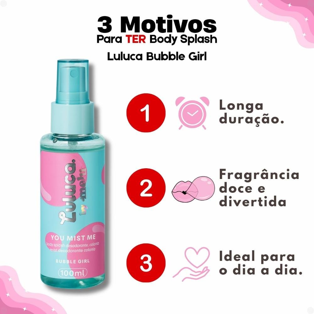 Body Splash Luluca By Melu You Mist Me Bubble Girl 100ml Rr-b5300-3 100ml 4