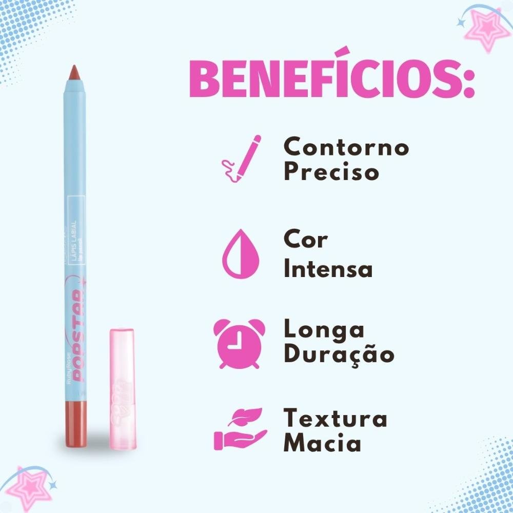 Lapis Labial Ruby Rose Iconic Popstar Pop Perfection Hb-l6700-1 ÚNICO 2