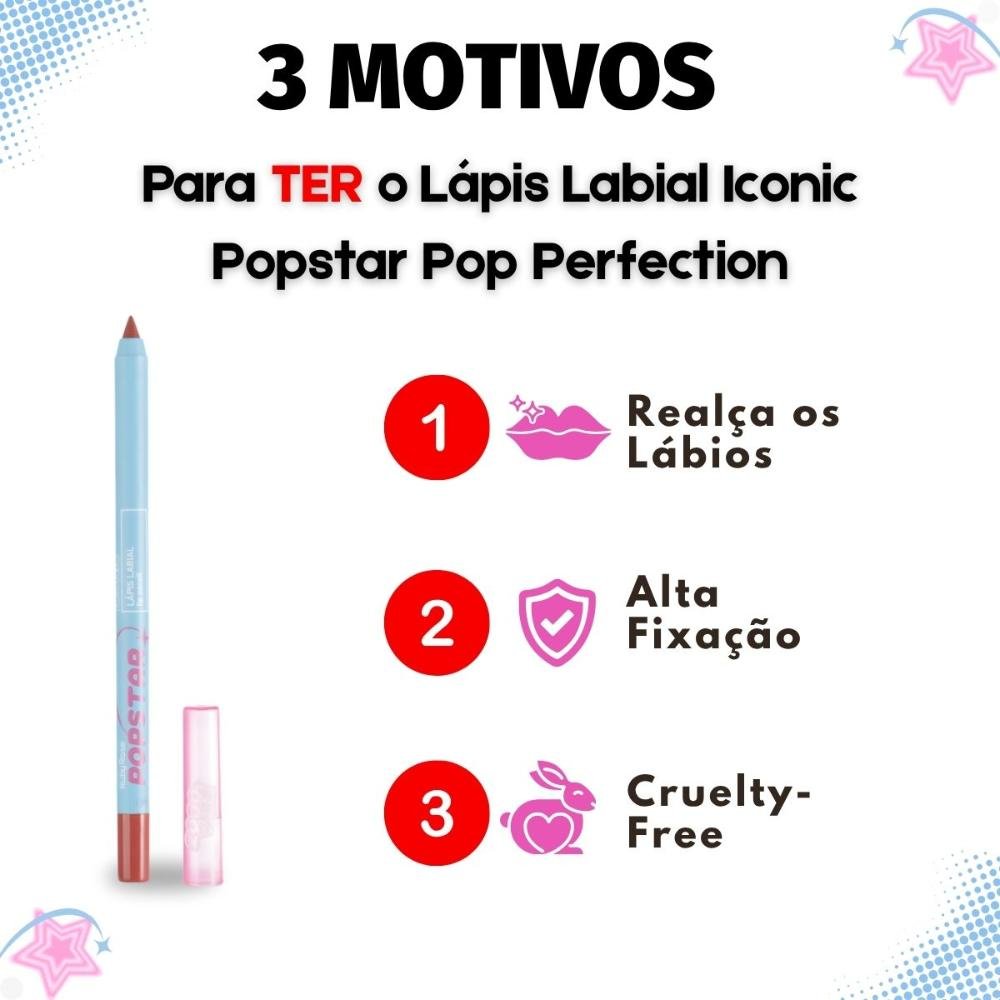 Lapis Labial Ruby Rose Iconic Popstar Pop Perfection Hb-l6700-1 ÚNICO 5