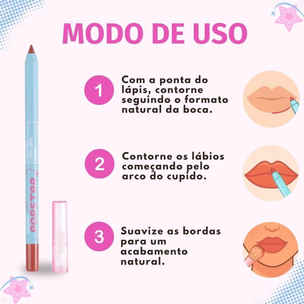 Lapis Labial Ruby Rose Iconic Popstar Pop Perfection Hb-l6700-1 ÚNICO 6