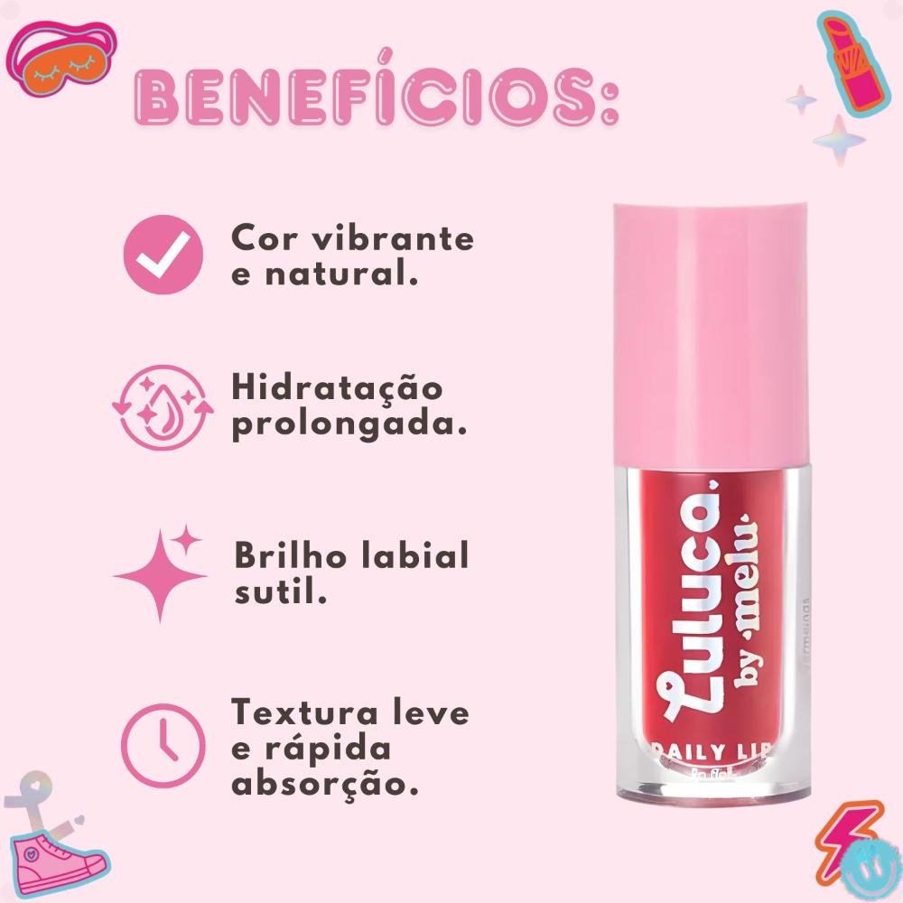 Lip Tint Luluca By Melu Daily Lip Sweet Rosy Rr-l6604-3 ÚNICO 2