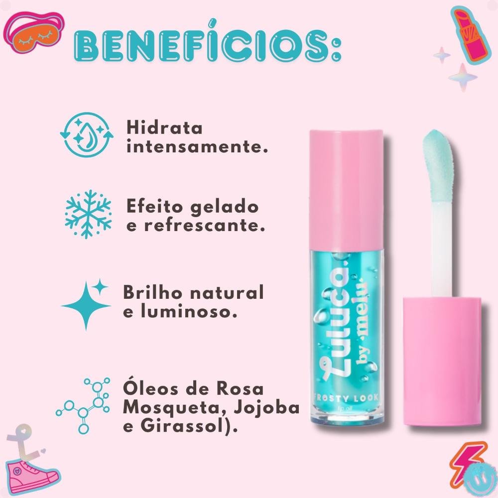 Lip Oil Ruby Rose Luluca By Melu Frosty Look Rr-l6511 ÚNICO 2
