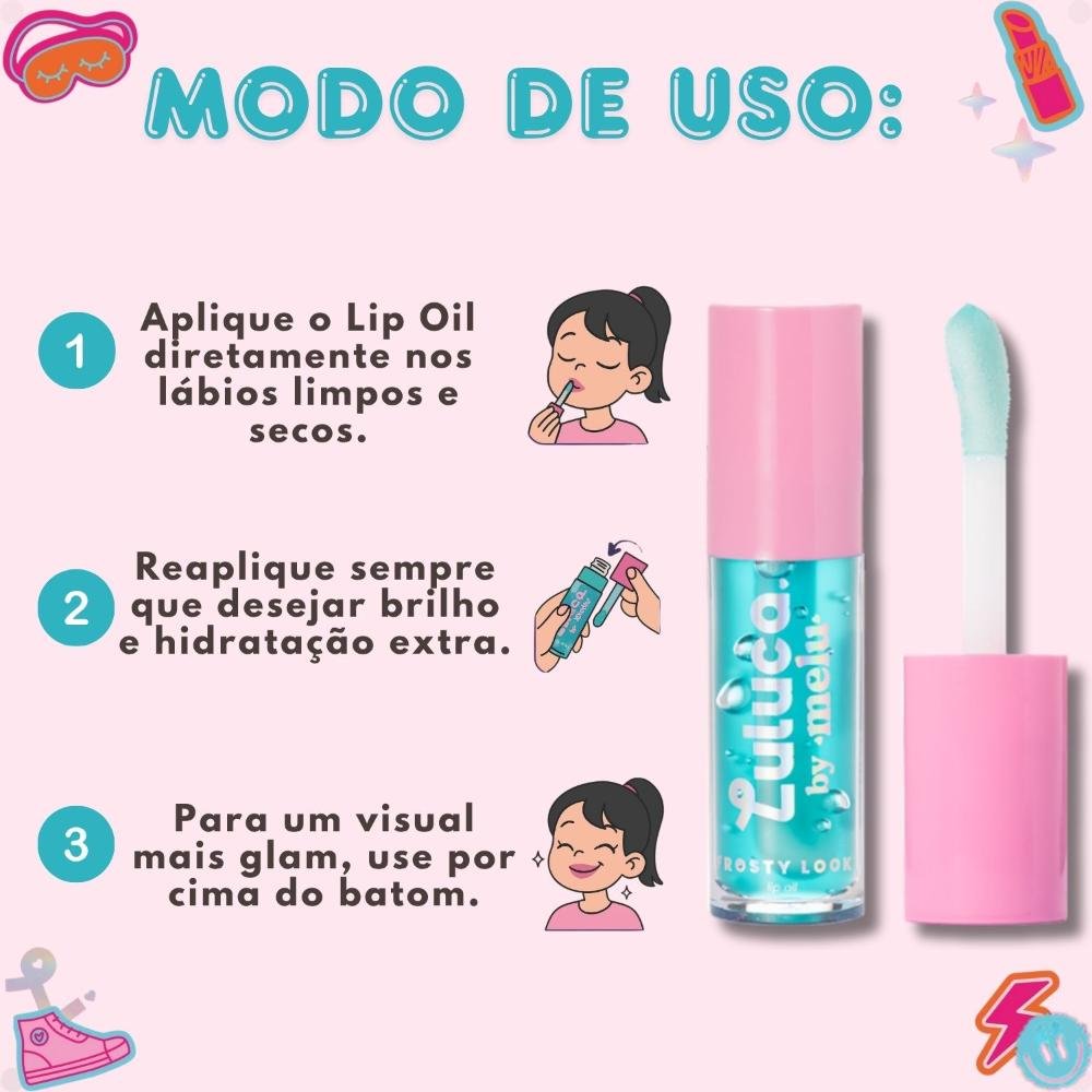 Lip Oil Ruby Rose Luluca By Melu Frosty Look Rr-l6511 ÚNICO 9