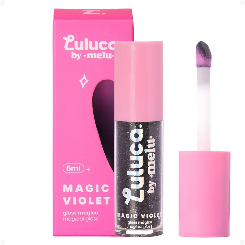 Gloss Mágico Labial Luluca By Melu Magic Violet Rr-l6410