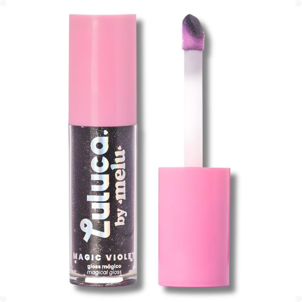 Gloss Mágico Labial Luluca By Melu Magic Violet Rr-l6410 6ml 3
