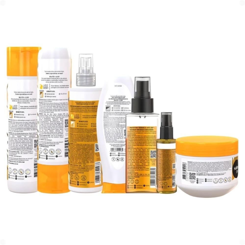 Kit Salon Line Meu Liso Muito + Liso Completo ÚNICO 2