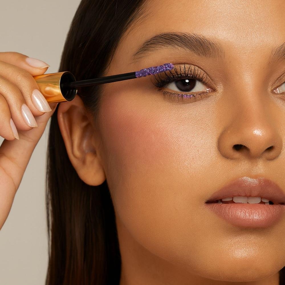 Máscara Para Cílios Com Glitter Luisance Brilha! Toque Final L1119 4,1ml 6