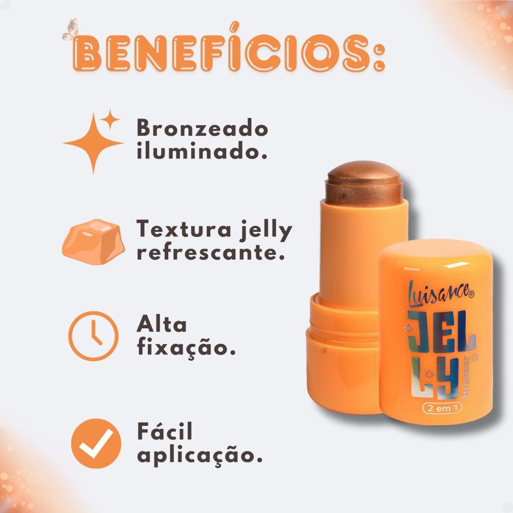 Jelly Bronzer Luisance 2 Em 1 Golden Bliss L3295 ÚNICO 2