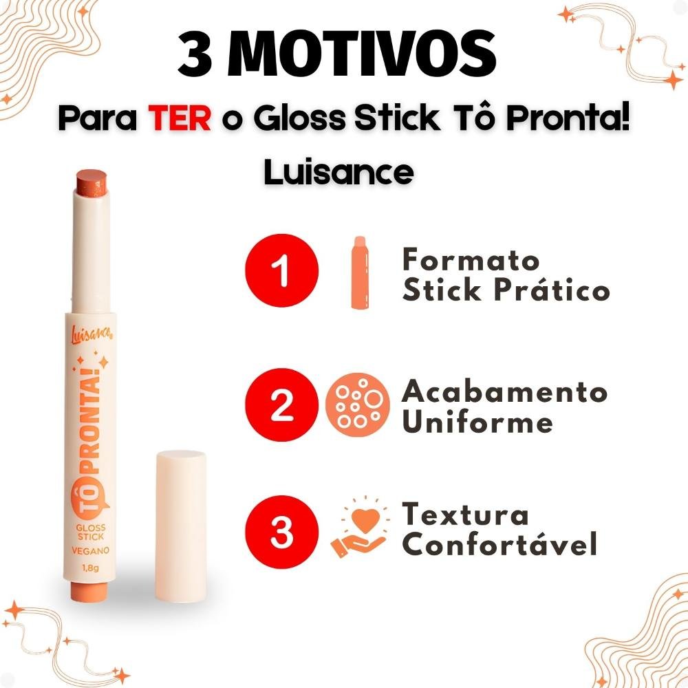 Gloss Stick Luisance Tô Pronta! Ta Sabendo? L1120 Ta Sabendo? 5