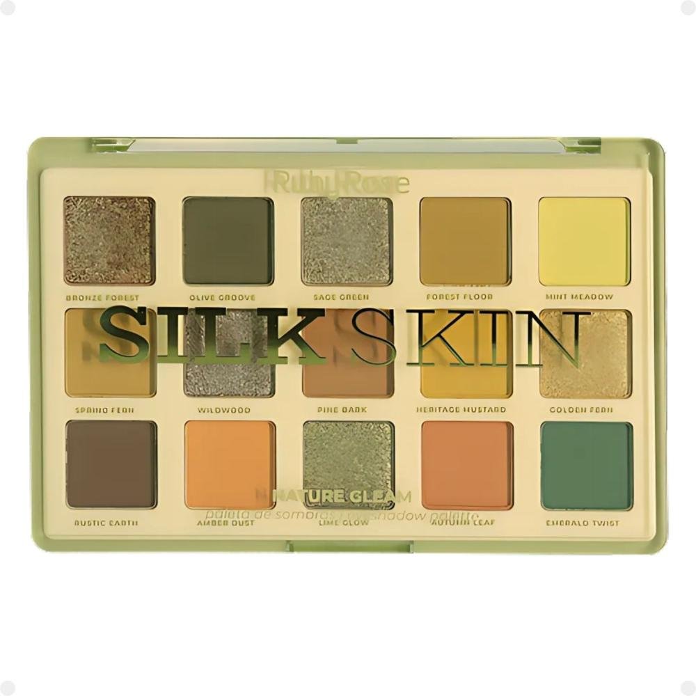 Paleta de Sombras Ruby Rose Silk Skin Nature Gleam Hb-e2205 ÚNICO 3