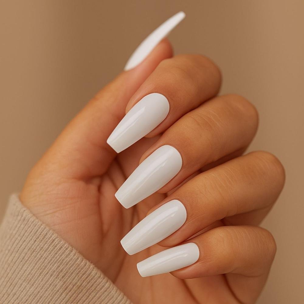 Unhas Postiças Broadway Kiss Ny Classic Colors Bailarina Longo Denim Bco15b Branco 3