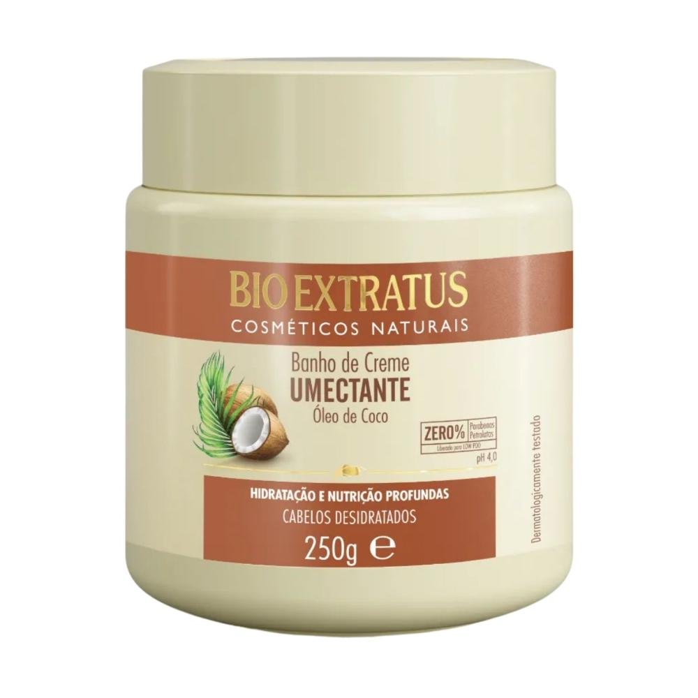 Banho de Creme Bio Extratus Umectante Óleo de Coco 250g