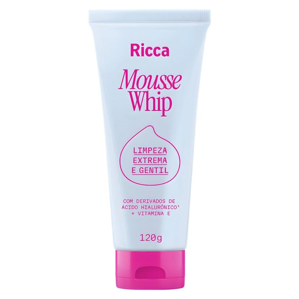 Sabonete Facial Ricca Mousse Whip 120g 120g 3