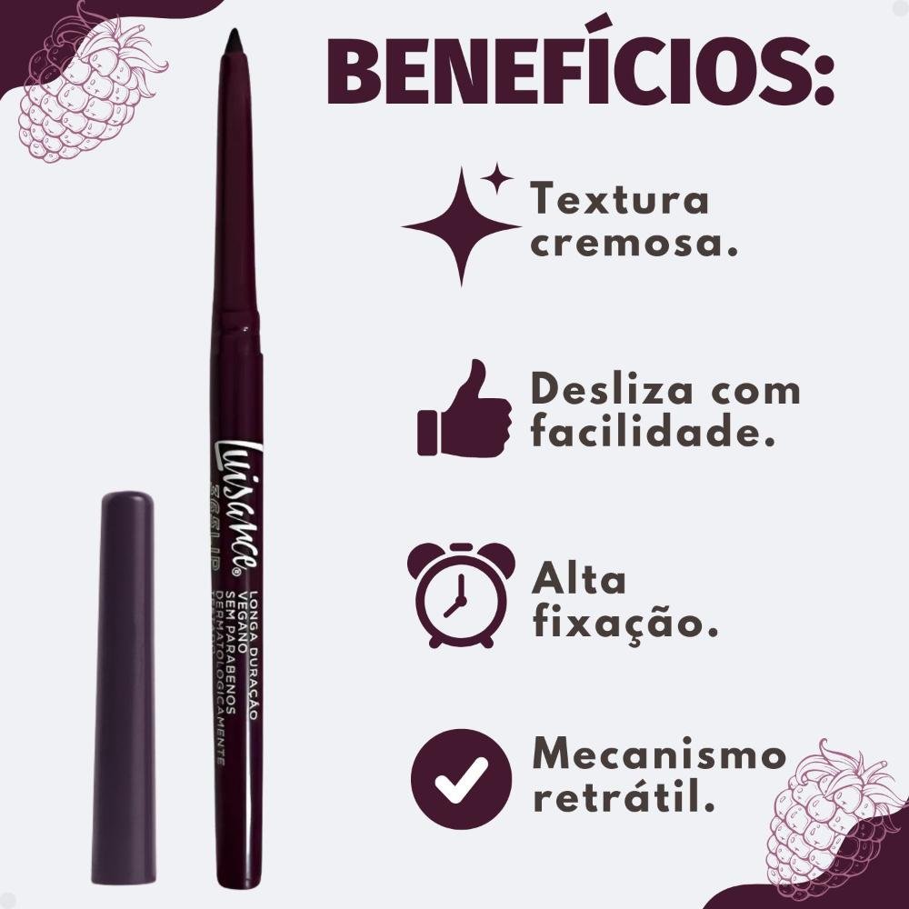 Lápis Labial Retrátil Luisance 365 Lip Amora 0,24g Amora 2