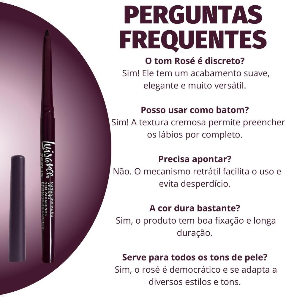 Lápis Labial Retrátil Luisance 365 Lip Amora 0,24g Amora 9
