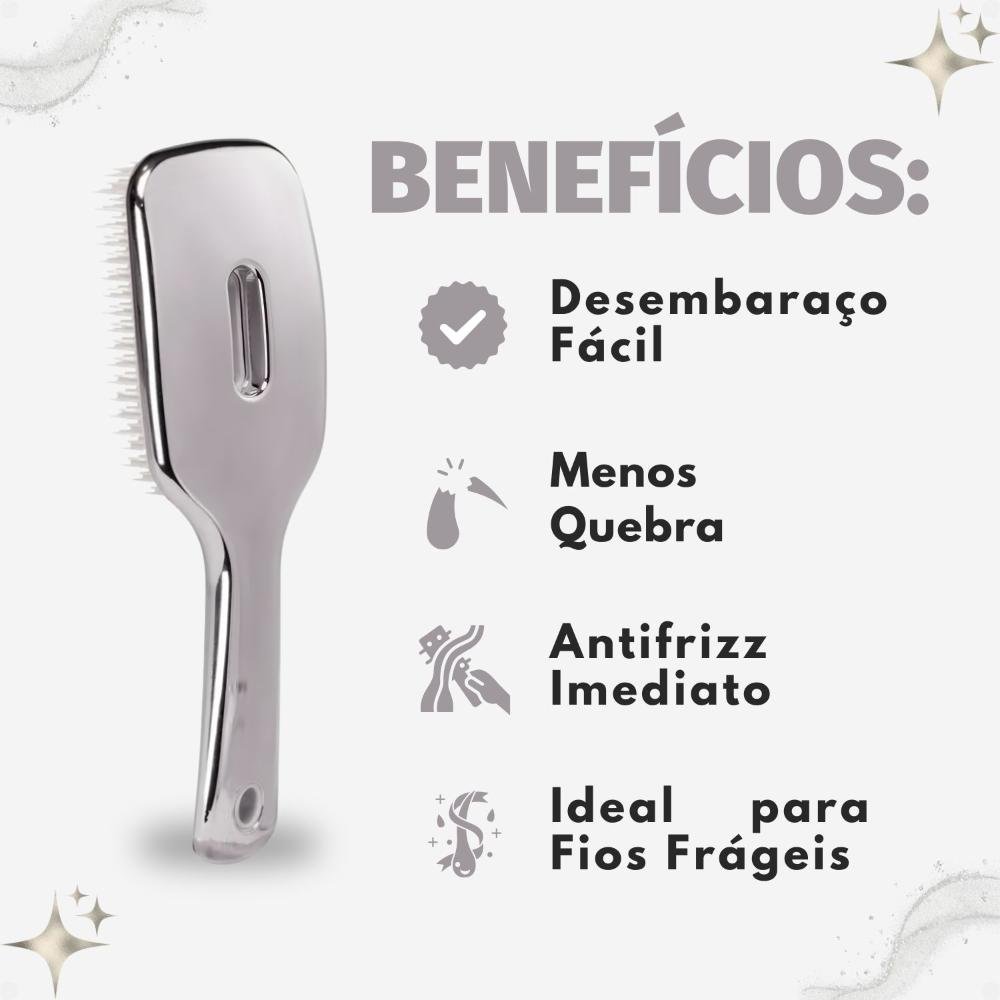 Escova Ricca Flex Premium Silver Cód. 2453 Prata 2