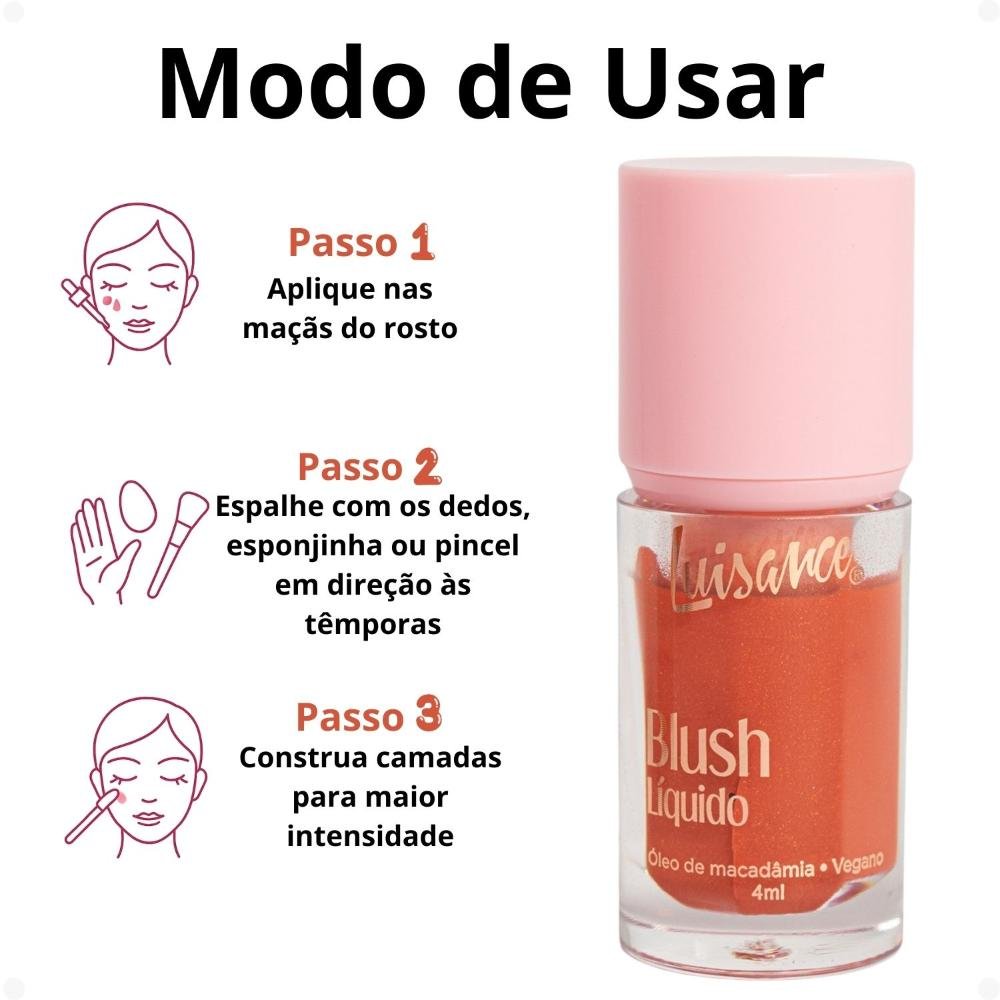 Blush Líquido Luisance Hibisco Ref.l3283 Hibisco 6