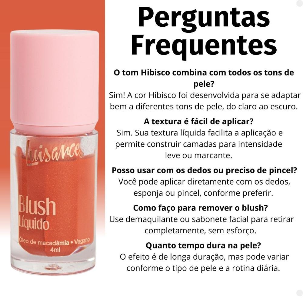 Blush Líquido Luisance Hibisco Ref.l3283 Hibisco 7