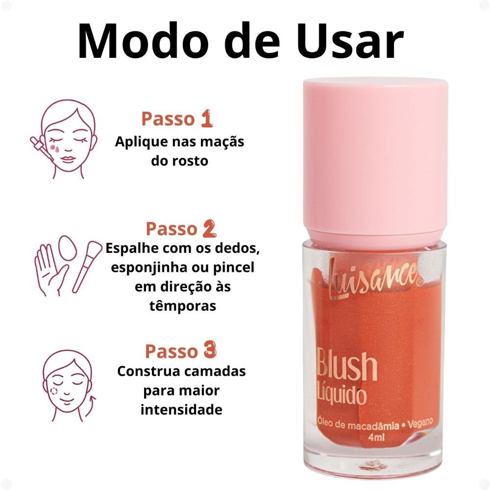 Blush Líquido Luisance Hibisco Ref.l3283 Hibisco 9