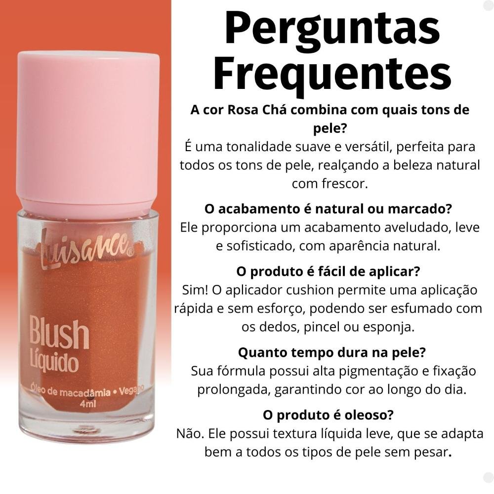 Blush Líquido Luisance Rosa Chá Ref.l3283 Rosa Chá 7
