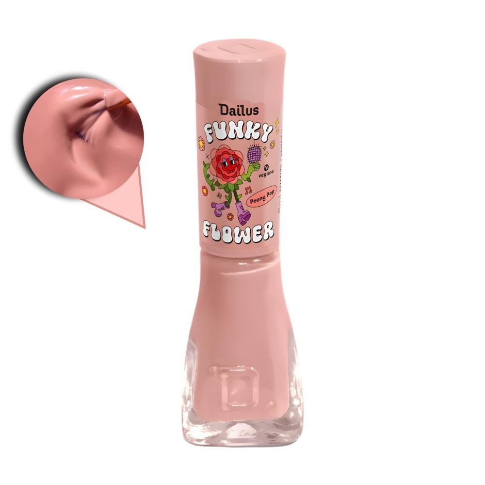 Esmalte Cremoso Dailus Funk Flower Peony Pop 8ml Peony Pop 3