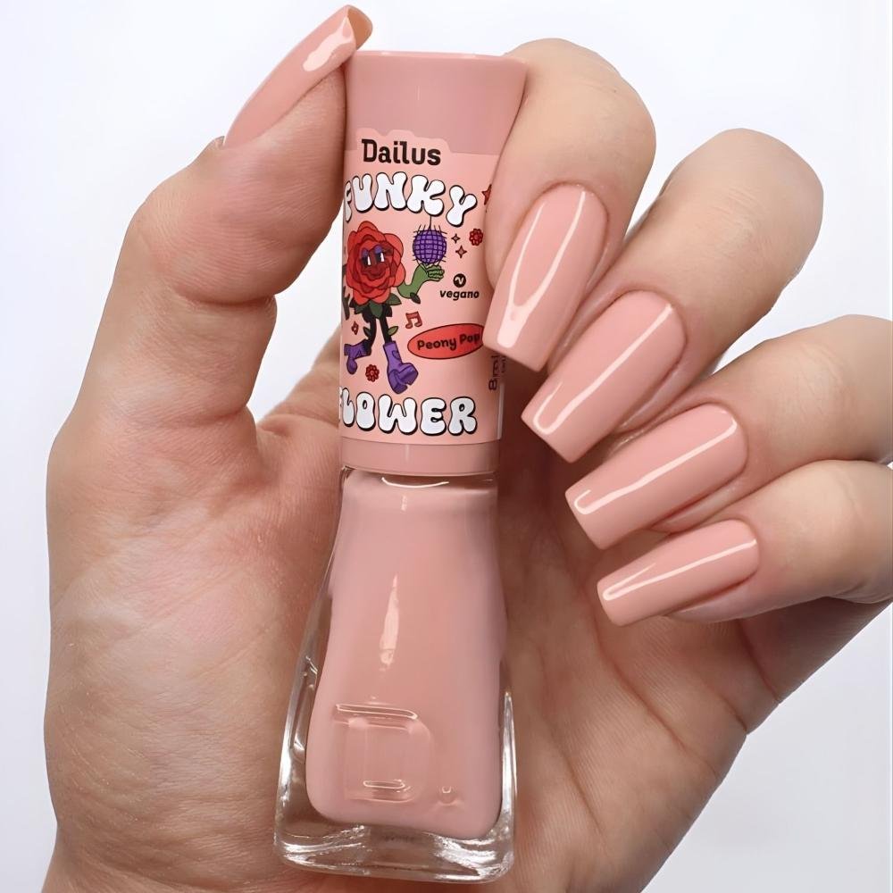 Esmalte Cremoso Dailus Funk Flower Peony Pop 8ml Peony Pop 4