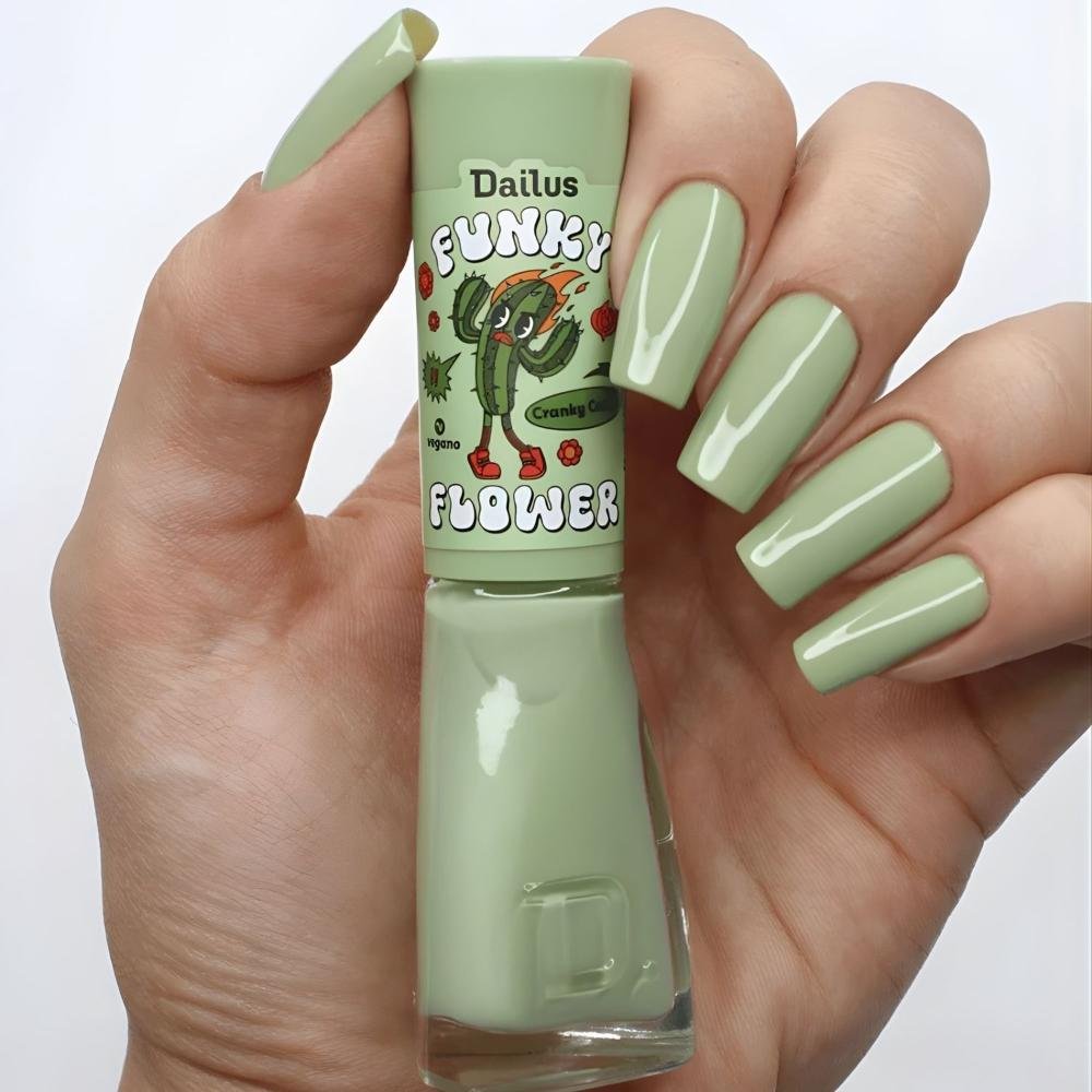 Esmalte Cremoso Dailus Funky Flower Cranky Cactus 8ml Cranky Cactus 4