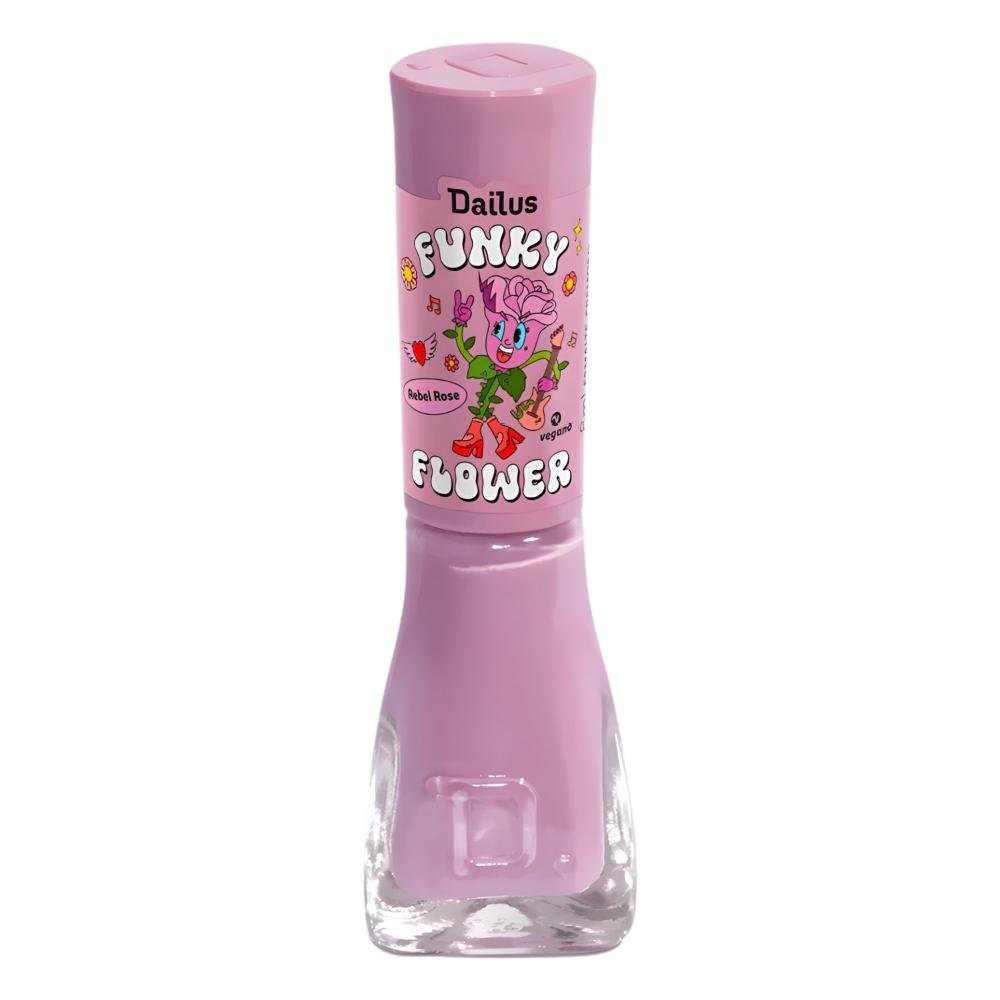 Esmalte Cremoso Dailus Funky Flower Rebel Rose 8ml