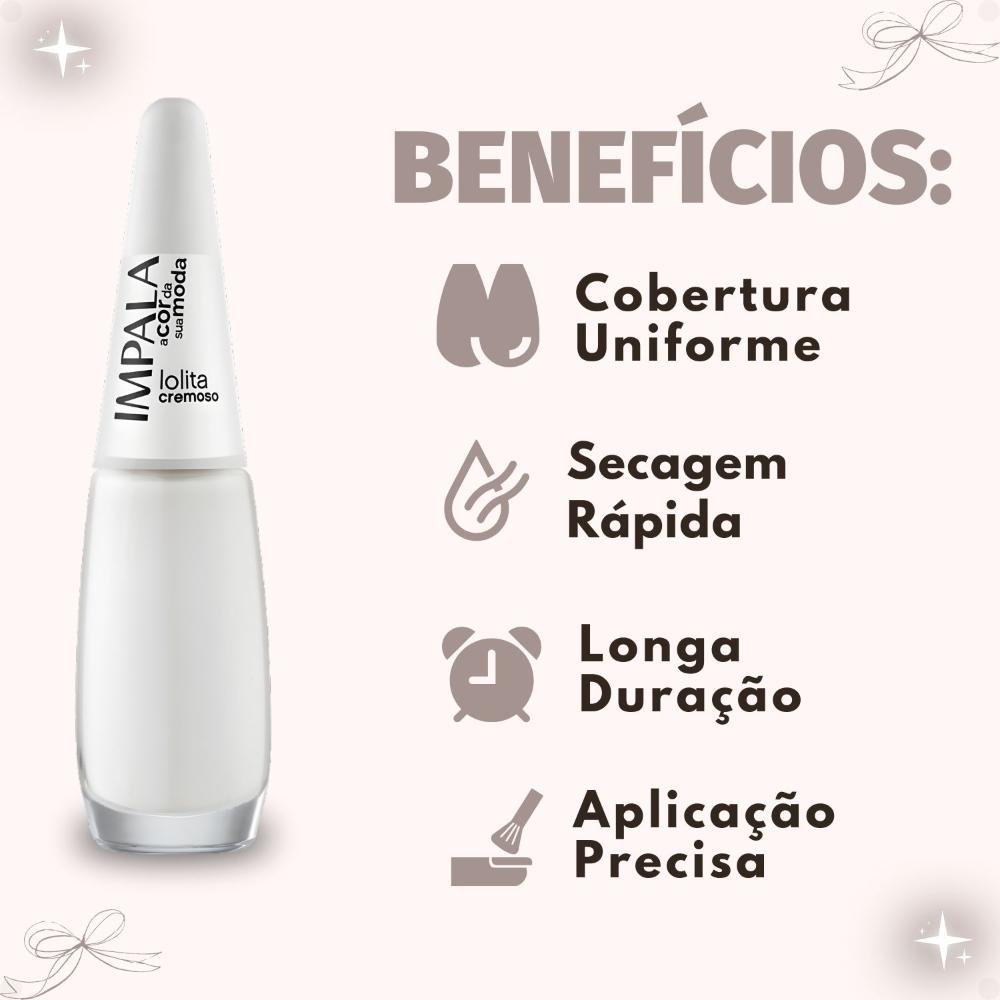 Esmalte Cremoso Impala A Cor Da Sua Moda Lolita 7,5ml Lolita 2