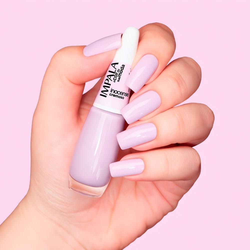 Esmalte Cremoso Impala A Cor Da Sua Moda Inocense 7,5ml Inocense 4